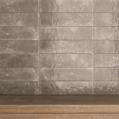 Carrelage effet zellige Vibrant Cream brillant 7x28 cm
