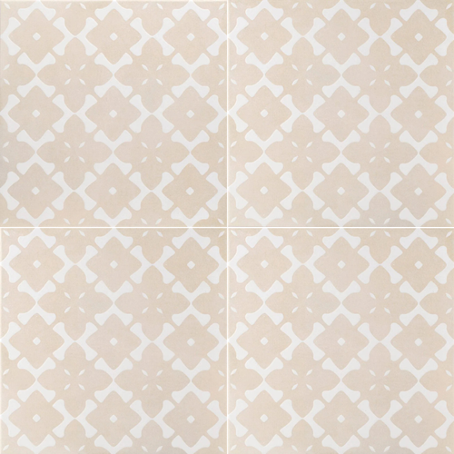Carrelage imitation terre cuite - Bari deco sand 33x33 - 1 m²/colis