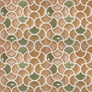 Carrelage imitation terre cuite - Bari lattice terra emeral 33x33 - 0.89 m²/colis