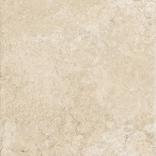 Carrelage extérieur effet pierre calcaire La Leccese Almond antidérapant 30,4x30,4 cm