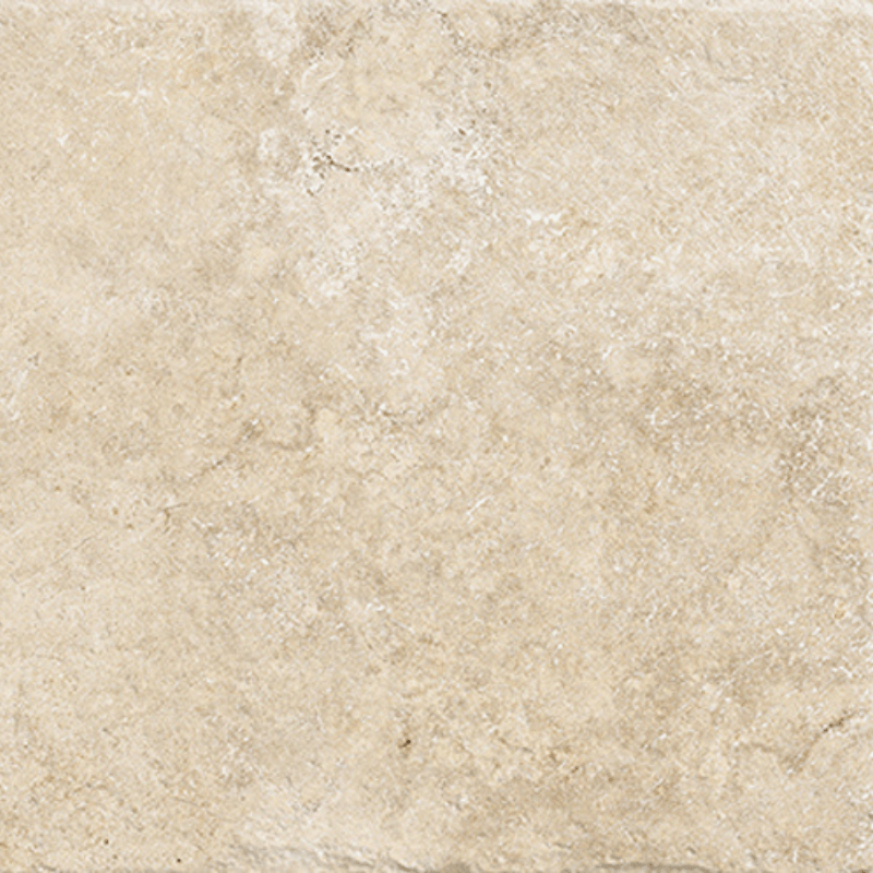 Carrelage extérieur effet pierre calcaire La Leccese Almond antidérapant 61x61 cm