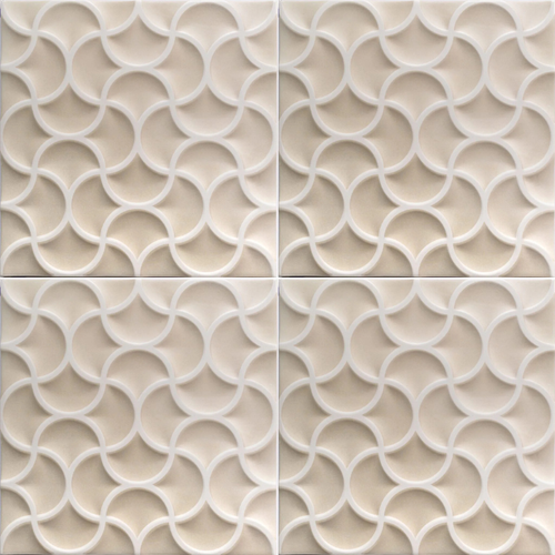 Carrelage imitation terre cuite - Bari lattice sand 33x33 - 0.89 m²/colis