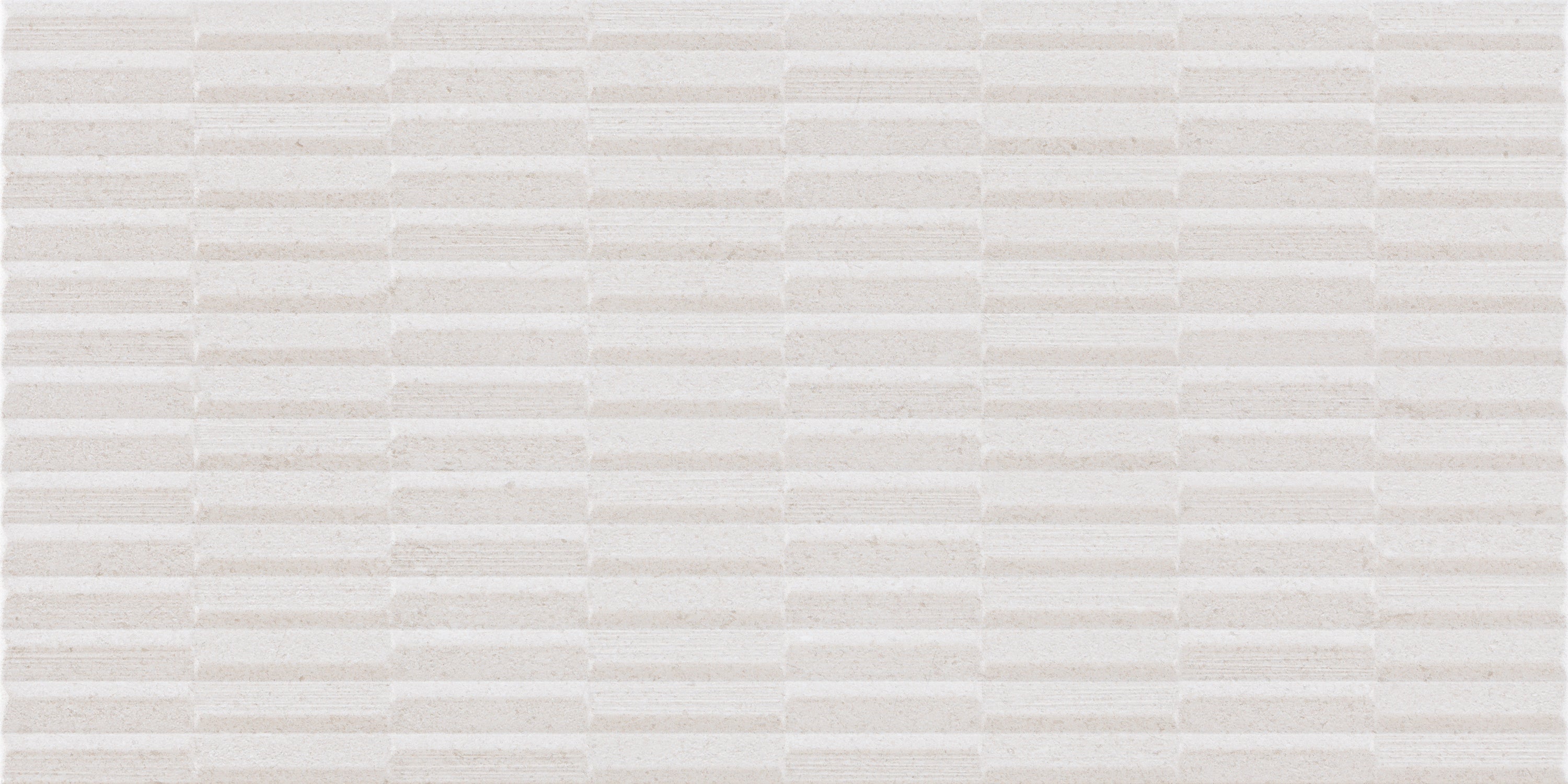 Faïence murale relief Blunt Mosaic White 30x60 cm