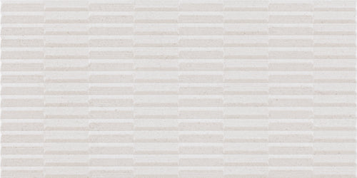 Faïence murale relief Blunt Mosaic White 30x60 cm