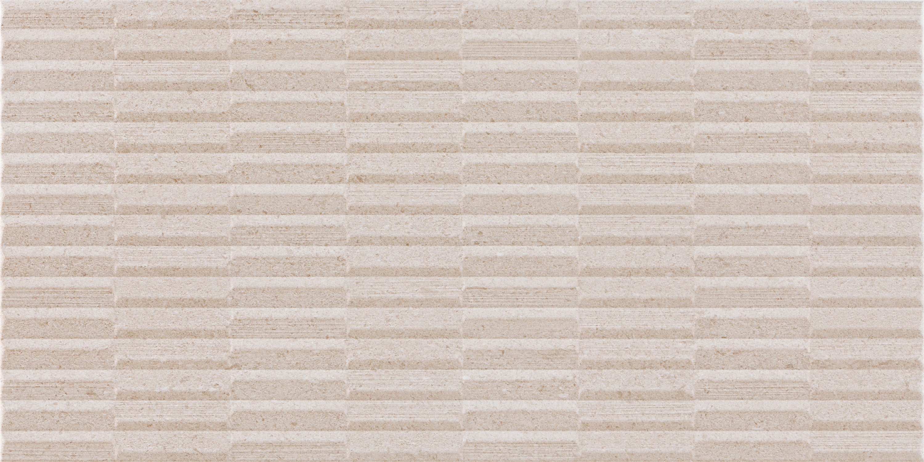 Faïence murale relief Blunt Mosaic Cream 30x60 cm