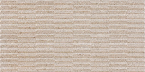 Faïence murale relief Blunt Mosaic Taupe 30x60 cm