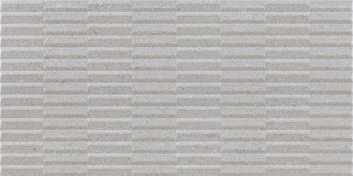 Faïence murale relief Blunt Mosaic Grey 30x60 cm
