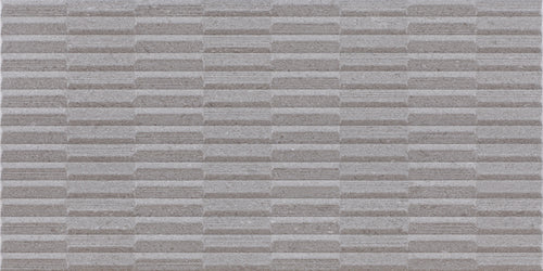 Faïence murale relief Blunt Mosaic Anthracite 30x60 cm