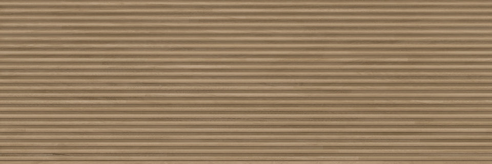 Faïence effet bois Marlen Slat Nut mat 40x120 cm