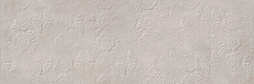 Faïence effet ciment Newclay Flower Grey mat 40x120 cm