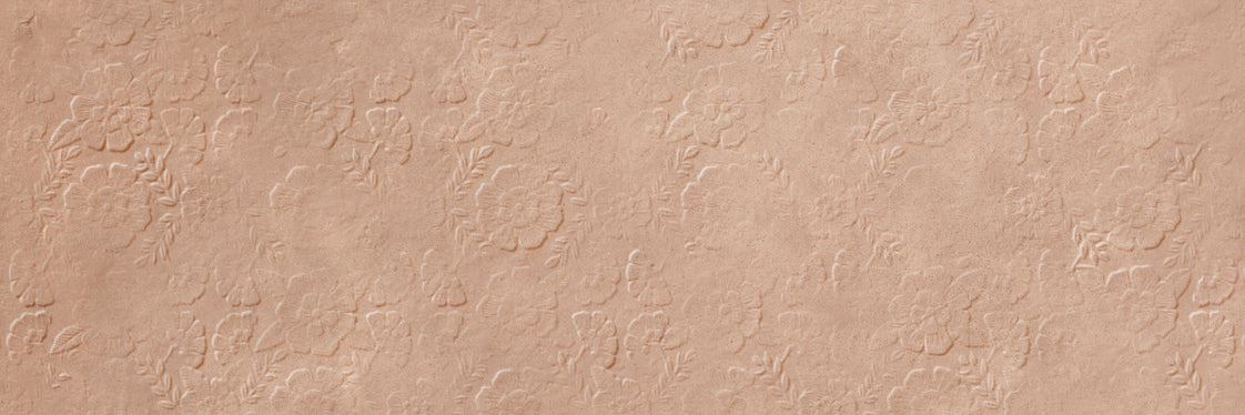 Faïence effet ciment Newclay Flower Cotto mat 40x120 cm