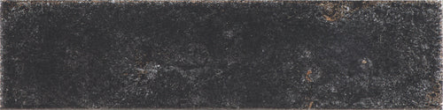 Carrelage effet zellige Vibrant Black brillant 7x28 cm