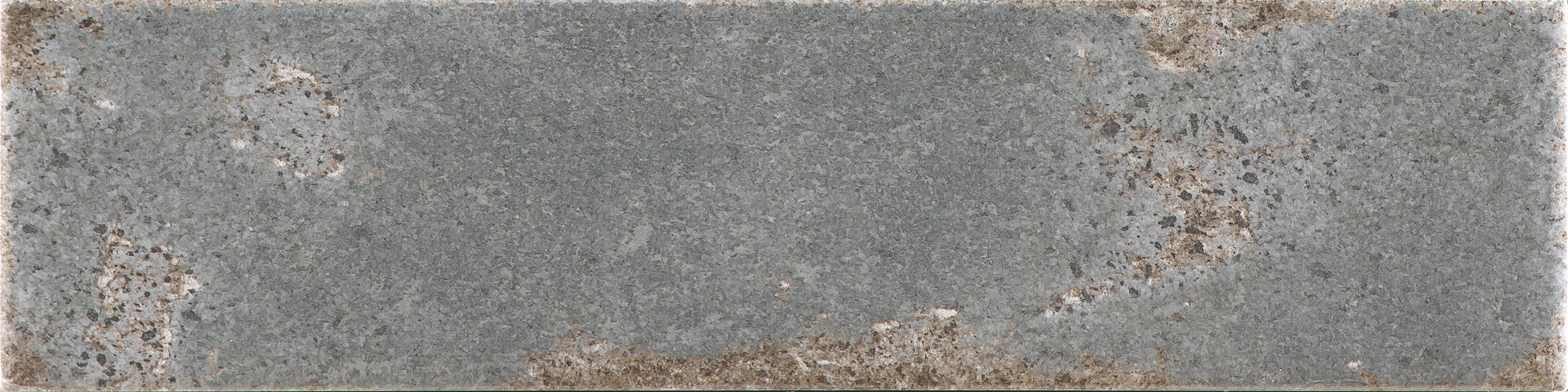 Carrelage effet zellige Vibrant Grey brillant 7x28 cm