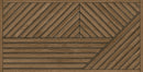 Faïence effet bois Studio Laths Walnut mat 60x120 cm