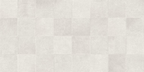 Faïence murale texturée Trames Patch Bone mat 60x120 cm