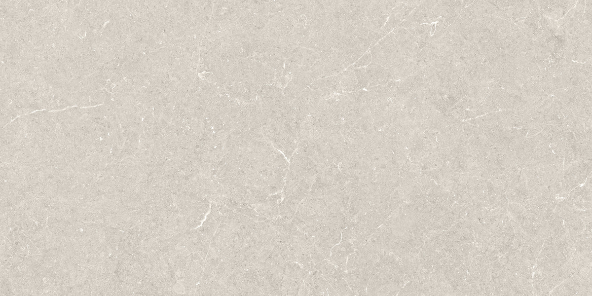 Carrelage effet pierre Bergstein Ivory mat 60x120 cm