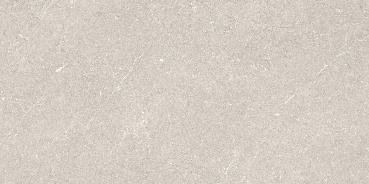 Carrelage effet pierre Bergstein Out Ivory mat antidérapant 60x120 cm
