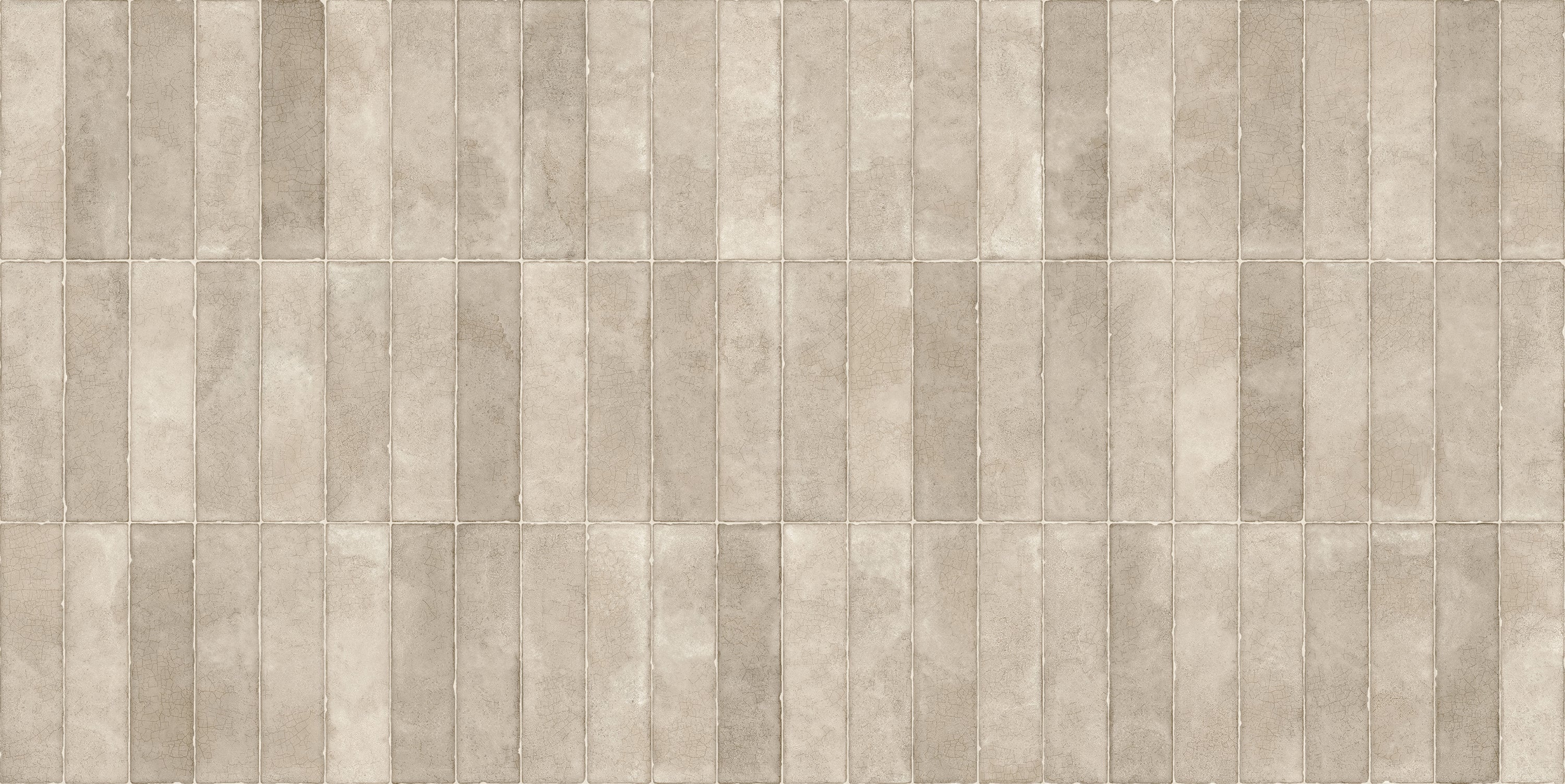 Faïence murale effet artisanal Raku Sei Ivory 60x120 cm