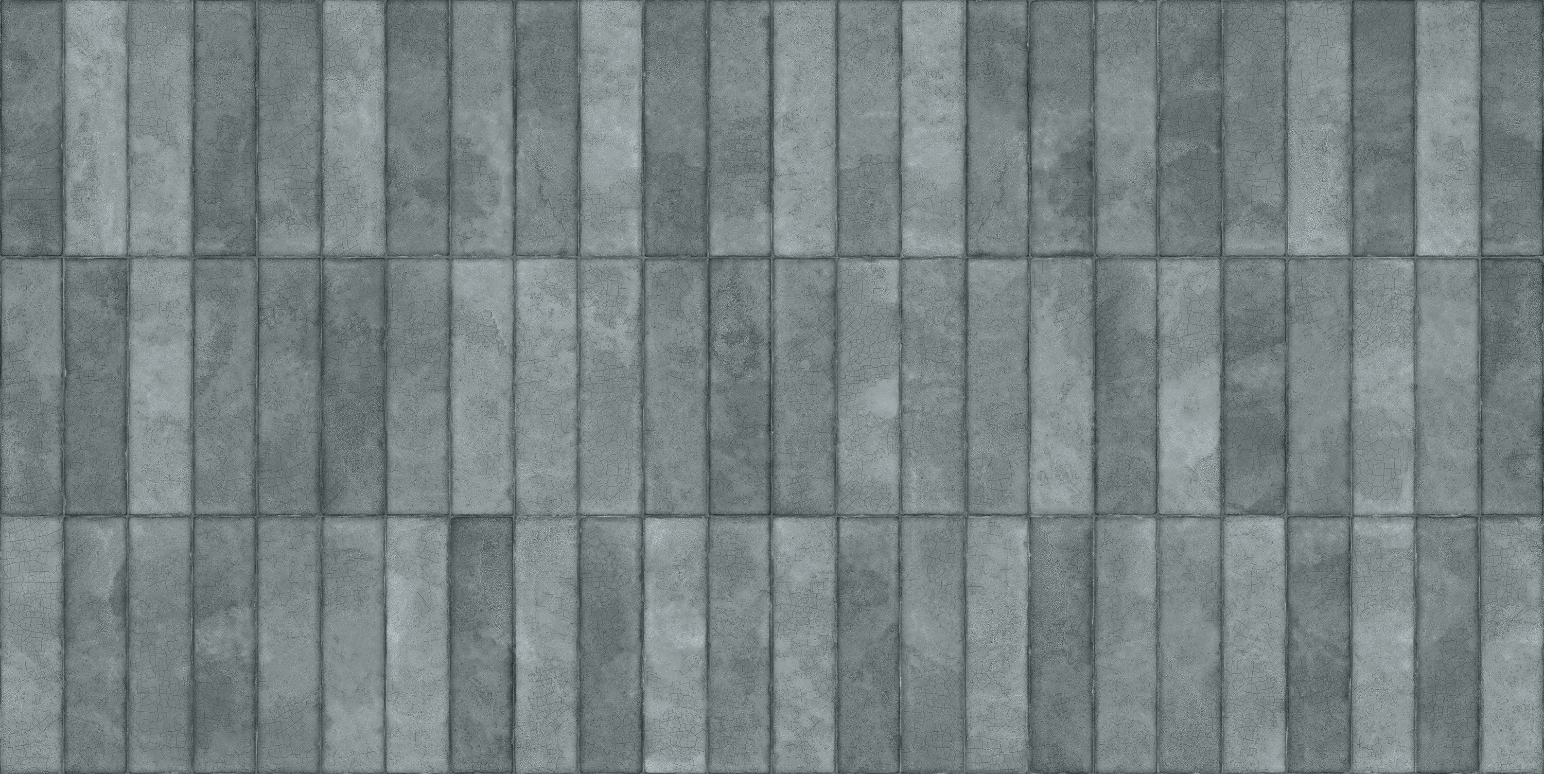 Faïence murale effet artisanal Raku Sei Teal 60x120 cm