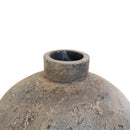 Pot décoratif Corvo en terre cuite brune – 40 x H80 cm