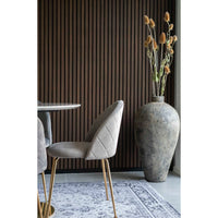 Pot décoratif Corvo en terre cuite brune – 40 x H80 cm