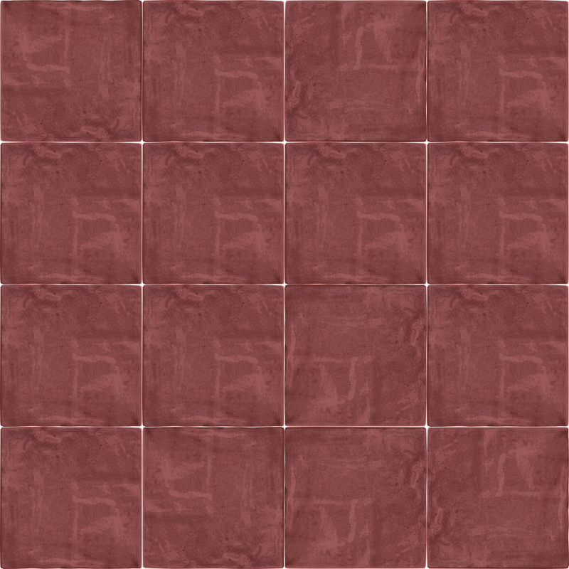Carrelage imitation zellige RIAD RED 10x10