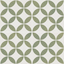 Mayari green Petal carrelage décoratif mat 22,3x22,3