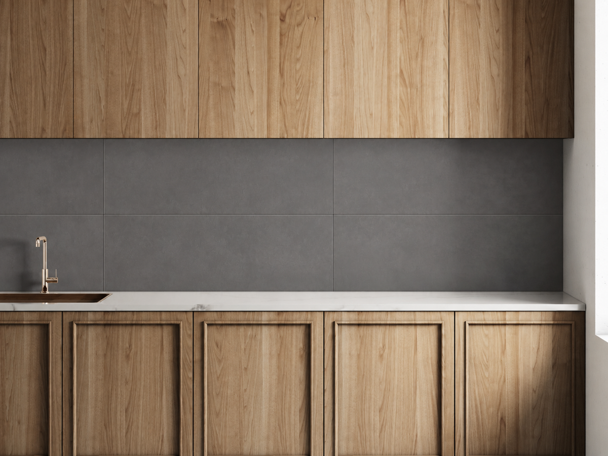 Carrelage effet ciment Newclay Shadow mat 30x60 cm