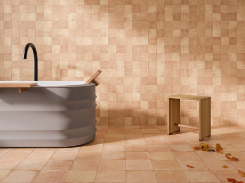 Carrelage mural effet zellige AFRA CLAY – Format 10x10 cm - 0.50 m²/colis