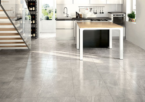 Carrelage effet marbre Athena Grigio 122,2x122,2 cm