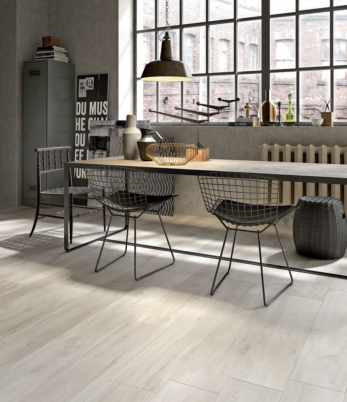 Carrelage effet bois North Wind Ivory 15x90 cm