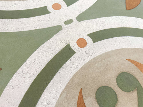 Carrelage imitation ciment AMBER GREEN 22x22 cm - 0.65m²/colis