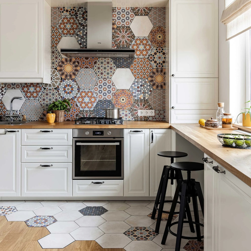Choisir et poser un carrelage hexagonal