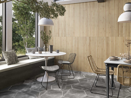 Carrelage mural effet bambou Bamboo Natural 40x120 cm