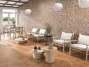 Carrelage imitation terre cuite - Bari lattice cotto cobalt 33x33 - 0.89 m²/colis