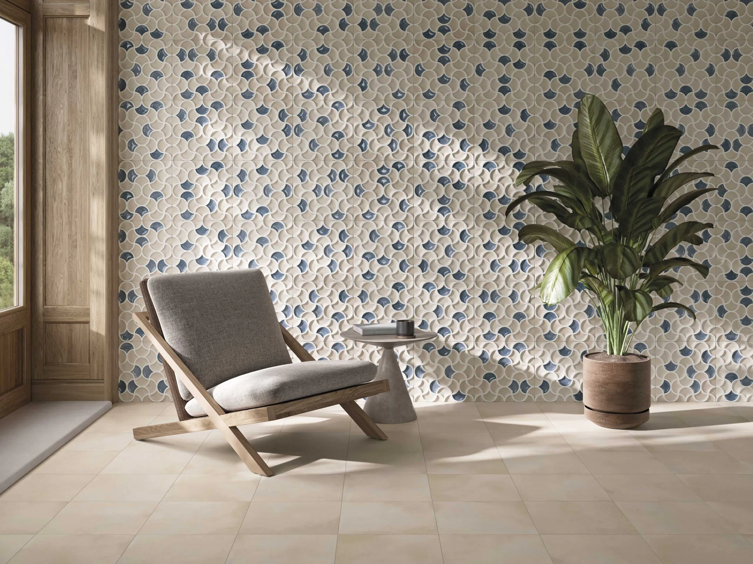 Carrelage imitation terre cuite - Bari sand 33x33 - 1 m²/colis