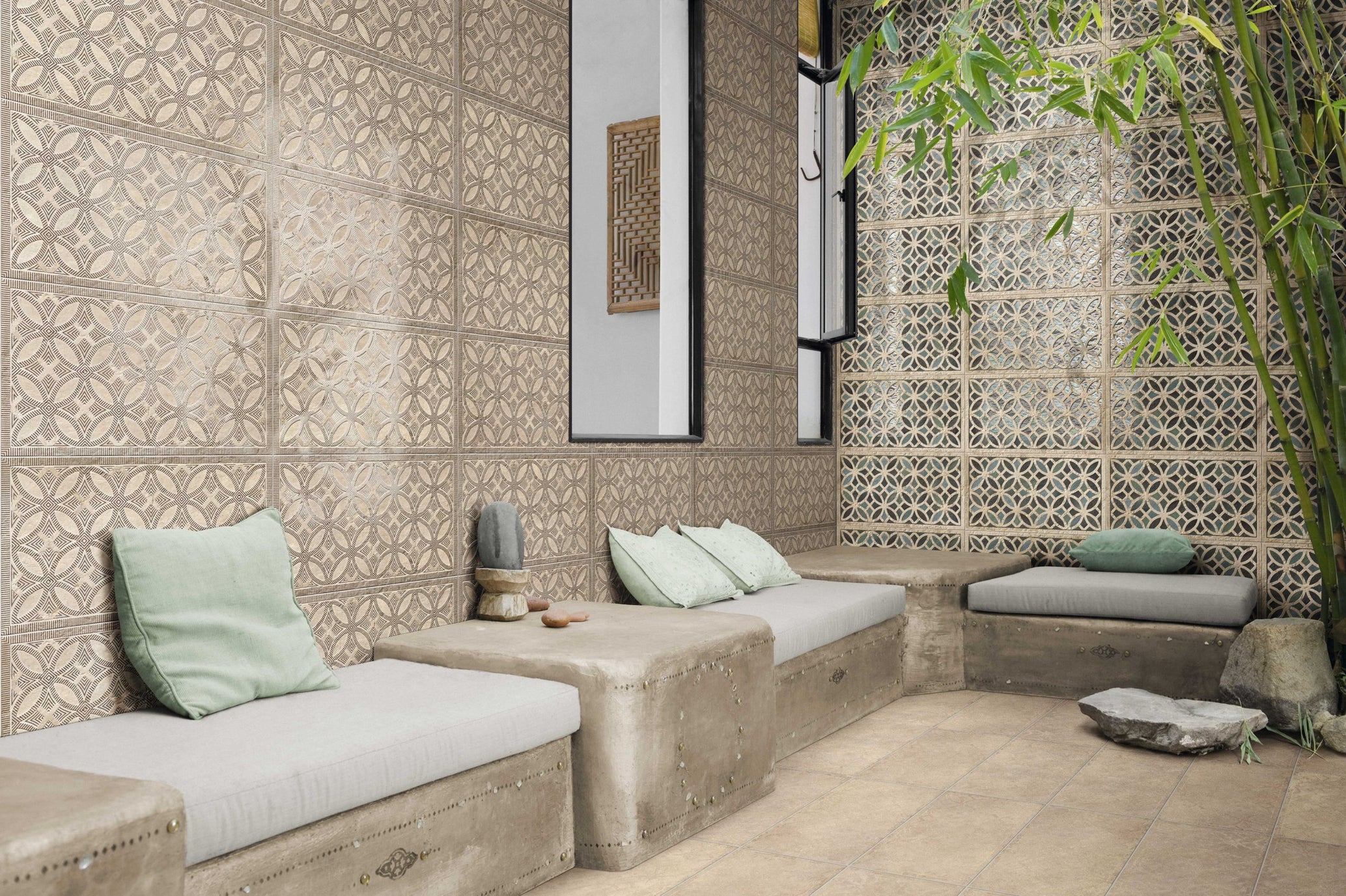 Carrelage à motif oriental Dakhla Arena 31x56 cm
