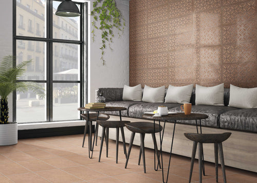 Dakhla Deco Terracotta posé dans un projet d’aménagement