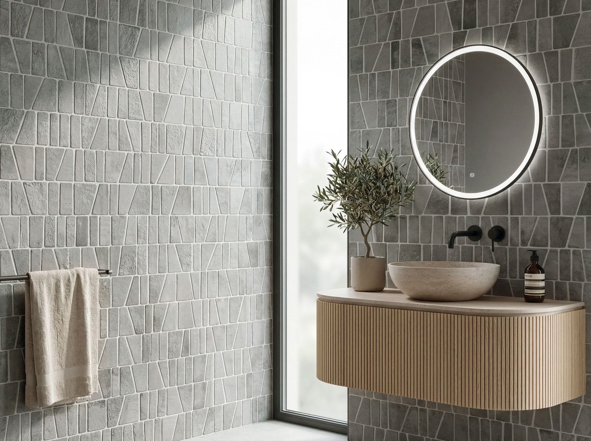 Icon Concrete posé dans un projet d’aménagement