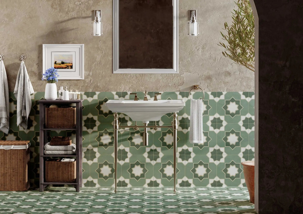 Carrelage décoratif Izmir Olive 33x33 cm