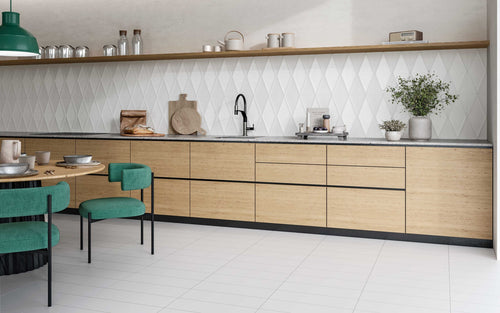 Jewel Deco White posé dans un projet d’aménagement
