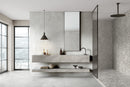Carrelage effet pierre Nativa Grigio 90x90 cm