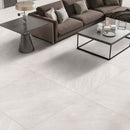 Carrelage effet pierre Nativa Bianco 61x61 cm