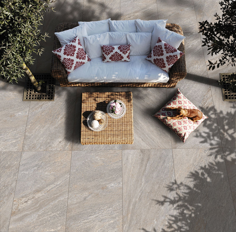 Dalle effet pierre Nativa Mix 2 cm 60x90 cm