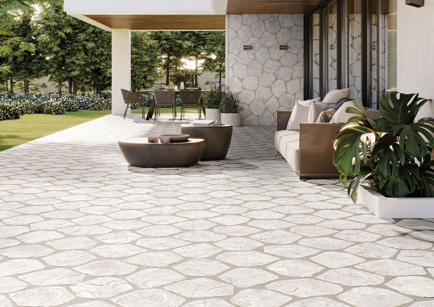 Carrelage extérieur & terrasse