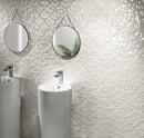 Carrelage écaille Scale Gloss White 30,7x30,7 cm