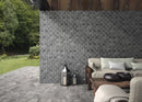 Carrelage écaille Scale Slate Black 30,7x30,7 cm