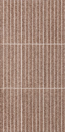 Carrelage mural 3D Oita Hashi Plum mat 12,5x25 cm