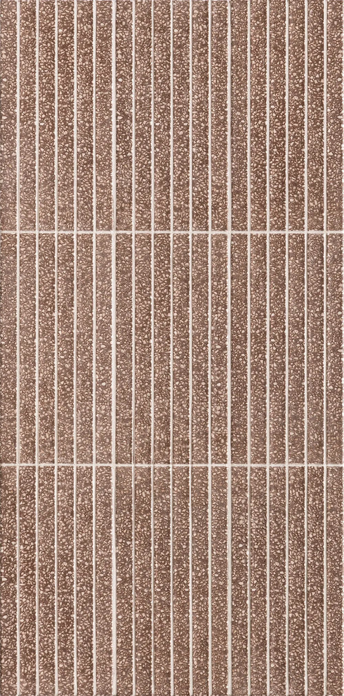 Carrelage mural 3D Oita Hashi Plum mat 12,5x25 cm
