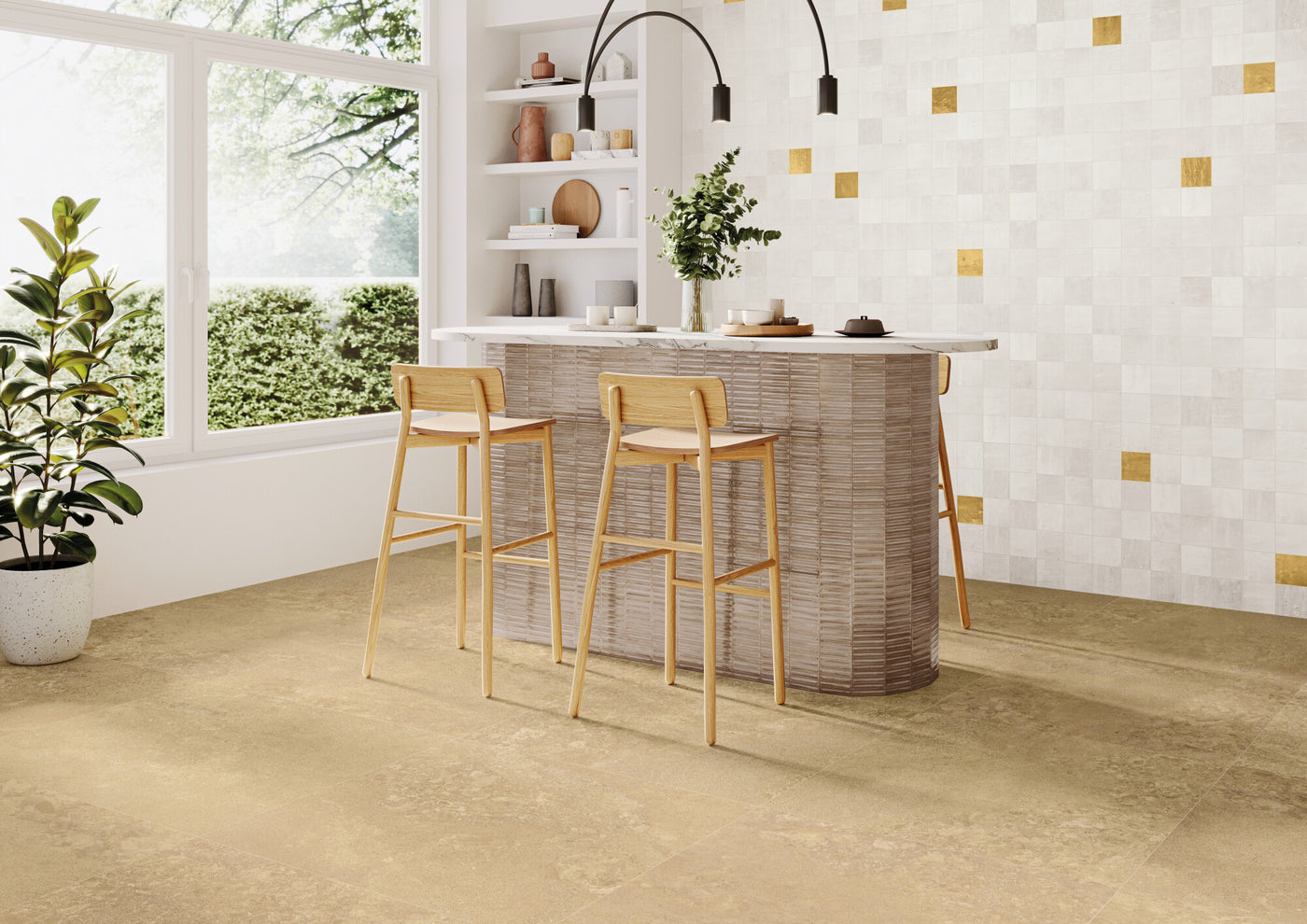 Effet terrazzo